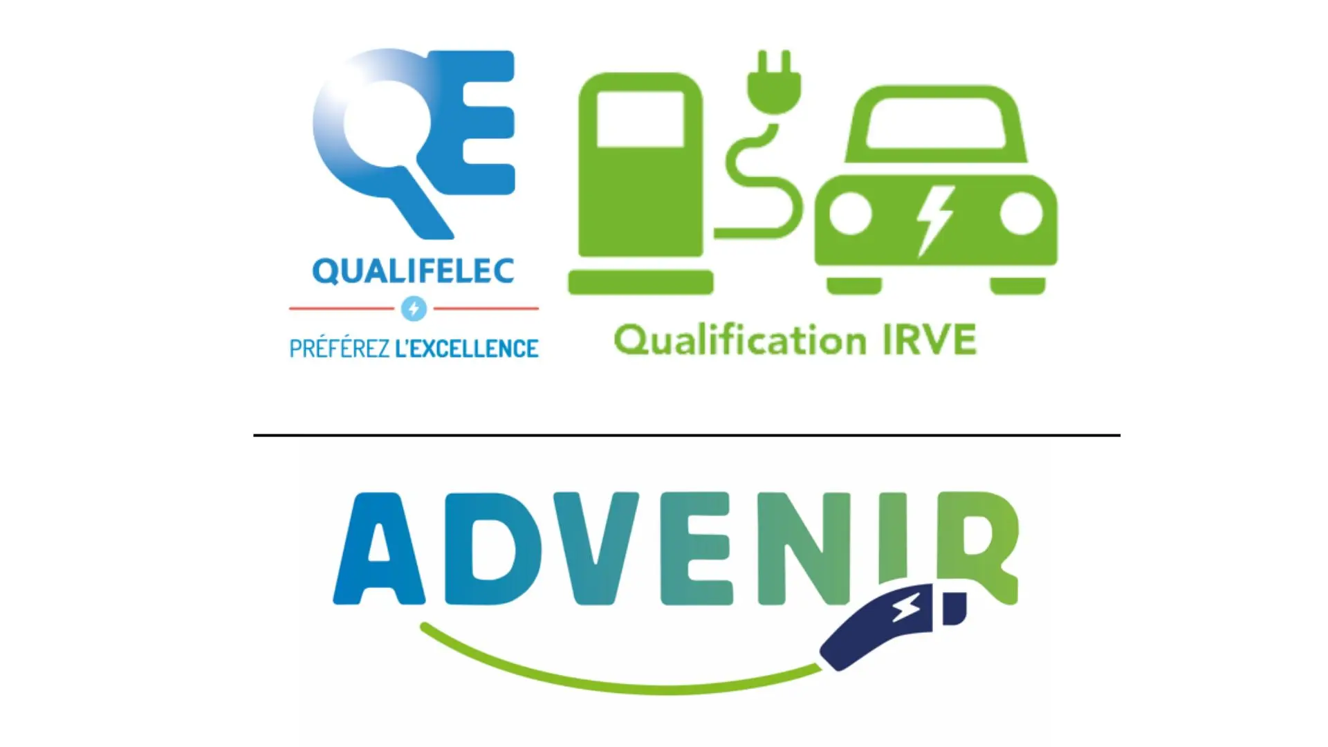Certifications Qualifelec IRVE Advenir